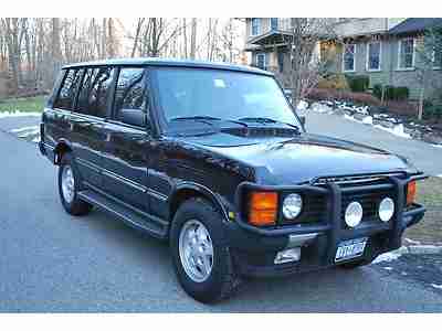 1995 Range Rover County Long Wheel Base * Beluga Black, image 2