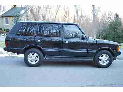 1995 Range Rover County Long Wheel Base * Beluga Black, image 4