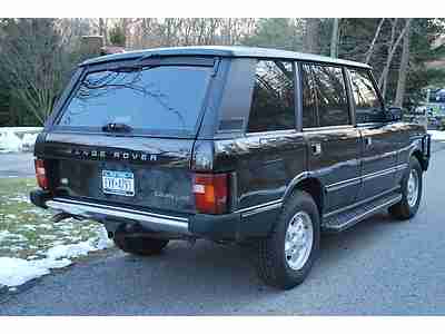 1995 Range Rover County Long Wheel Base * Beluga Black, image 6