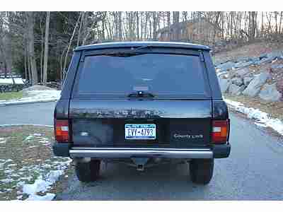 1995 Range Rover County Long Wheel Base * Beluga Black, image 7