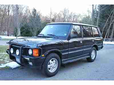 1995 Range Rover County Long Wheel Base * Beluga Black, image 8