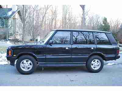 1995 Range Rover County Long Wheel Base * Beluga Black, image 9