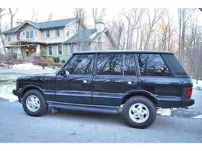 1995 Range Rover County Long Wheel Base * Beluga Black, image 10