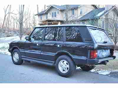 1995 Range Rover County Long Wheel Base * Beluga Black, image 12