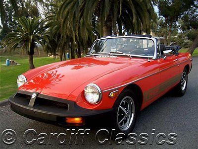 1979 mgb-original california car w/books/records-42k original miles! *pristine*