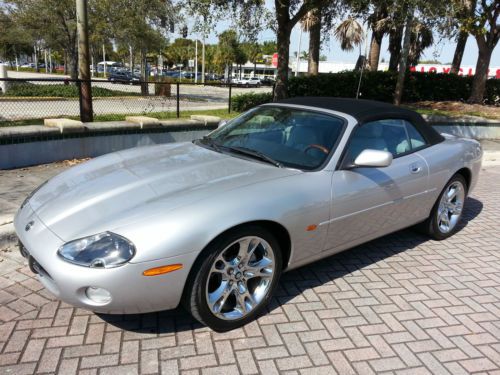 2003 jaguar xk8 convertible 2-door 4.2l v-8 66k miles 19&#034; chrome wheels florida.