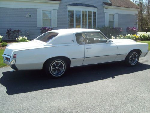 1972 pontiac grand prix very rare/ triple white/florida car