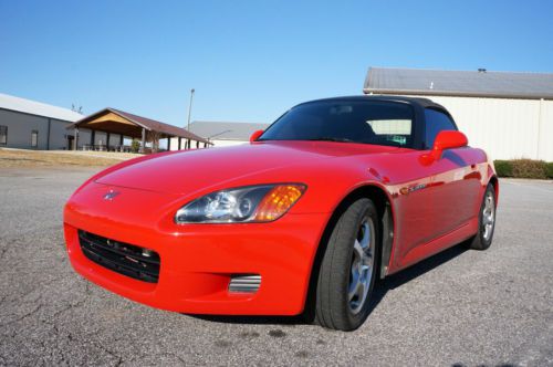 2002 honda s2000 base convertible 2-door 2.0l