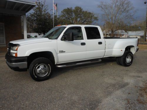 2007 3500 4x4 diesel lt crewcab dually 1 owner