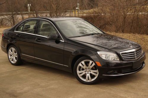 2011 mercedes-benz c-300 4-matic luxury 1-owner off lease