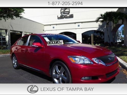 Lexus gs 350 certified 51k mi navi heated leather rear cam sunroof clean carfax