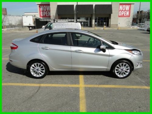 2014 ford fiesta se 1.6l manual fwd sedan premium repairable rebuilder easy fix!