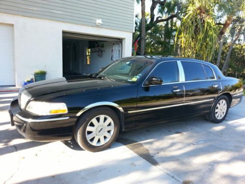 2005 lincoln executive l series town car limo sedan