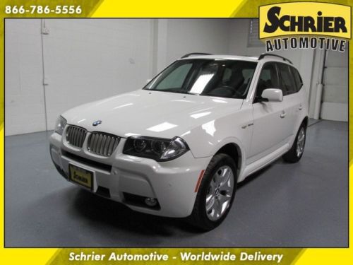 2007 bmw x3 m sport white panoramic roof cold weather pkg premium pkg