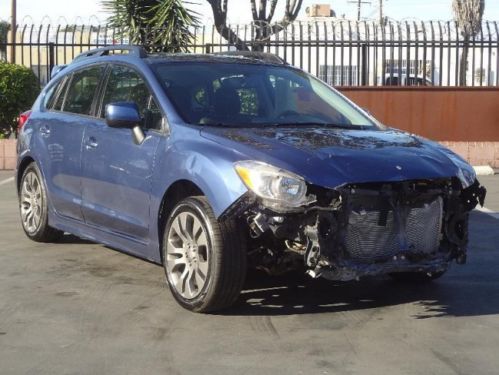 2013 subaru impreza 2.0i sport limited wagon damaged salvage runs! economical!!