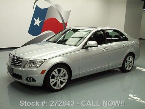 2009 mercedes-benz c300 4matic sport awd sunroof 45k mi texas direct auto