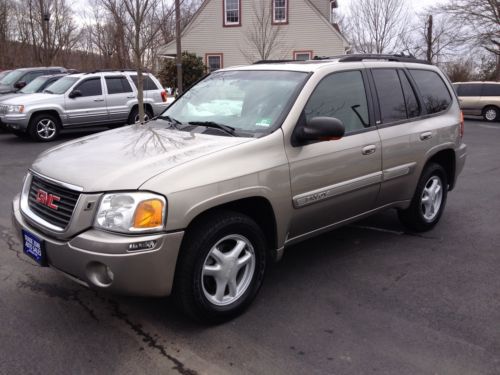 No reserve nr 2003 gmc envoy slt 4x4 runs great super clean leather sunroof etc!