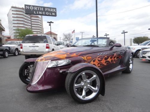 1999 plymouth prowler 2dr roadster convertible custom chrome