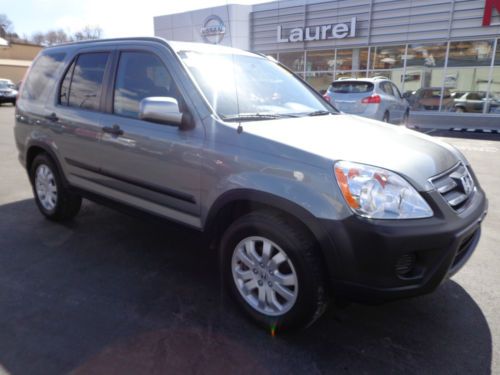 2006 cr-v ex 4 cylinder awd 6 speed manual power sunroof one owner carfax video