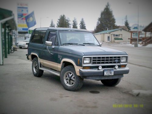 1986 ford eddie bauer bronco ll 2 door wagon