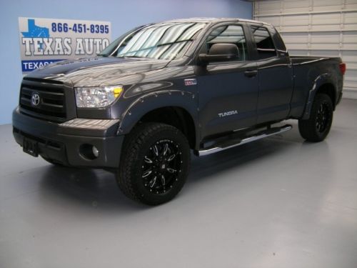 We finance!!!  2013 toyota tundra sr5 4x4 double cab lifted 13k mi texas auto