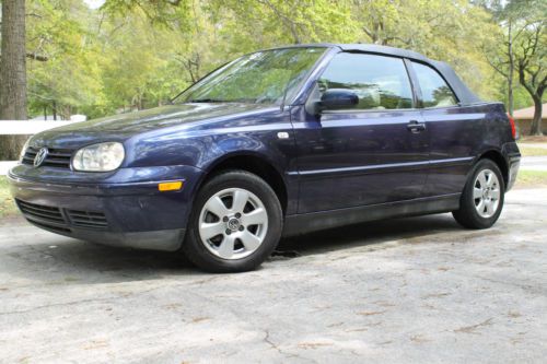 2002 volkswagen cabrio glx convertible 2-door 2.0l