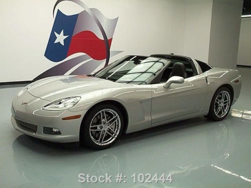 2005 chevy corvette z51 6-speed heated seats nav 52k mi texas direct auto