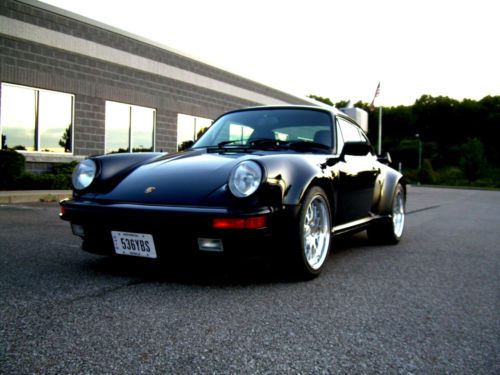 1984 porsche 911 carrera coupe rare factory turbo look &#034;m491&#034; wide body ( 930 )