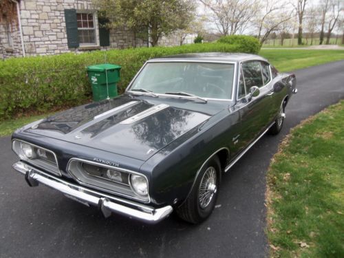 1968 plymouth barracuda sport fastback