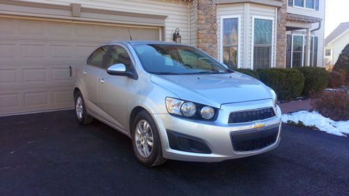 2012 chevrolet sonic lt - silver - auto - 21k miles