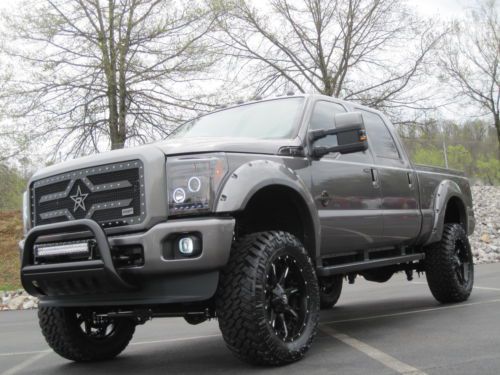 Ford f-350 2014 lariat 6.7 diesel 4wd customized stealth edition model loaded a+
