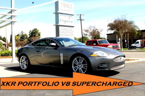 Xkr, portfolio,supercharged, coupe, silver, auto,