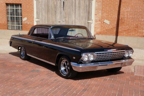 1962 chev impala original ss black 875 red bucket seat car show car chevy rare