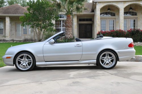 2002 mercedes-benz clk55 amg cabriolet 5.5l