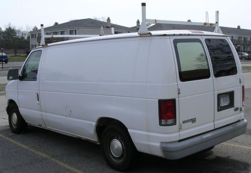 Econoline e150 car truck cargo van vehicle low 95000  milage ladder racks work