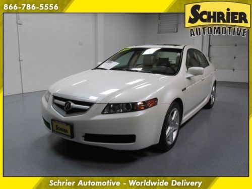 06 acura tl fwd white hids 6 disc sunroof