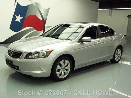 2009 honda accord ex-l sedan sunroof htd leather 75k mi texas direct auto