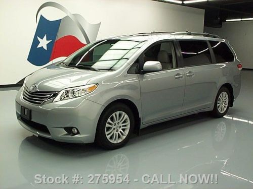 2012 toyota sienna xle 8-pass htd leather sunroof 24k texas direct auto
