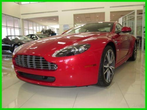 12 red 4.7l v8 vantage coupe *aml special color *navigation *low miles *florida