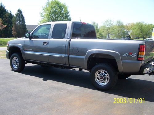 2007 classic sierra 2500 hd 4wd ext cab slt truck