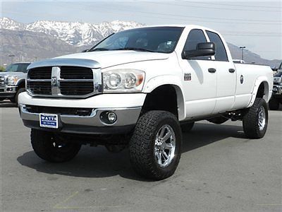 Dodge ram quad cab slt 4x4 cummins diesel custom lift wheels tires longbed auto