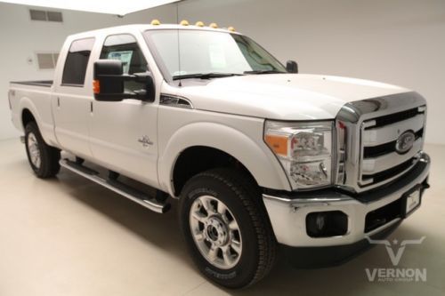 2014 lariat crew 4x4 fx4 navigation sunroof leather heated v8 diesel