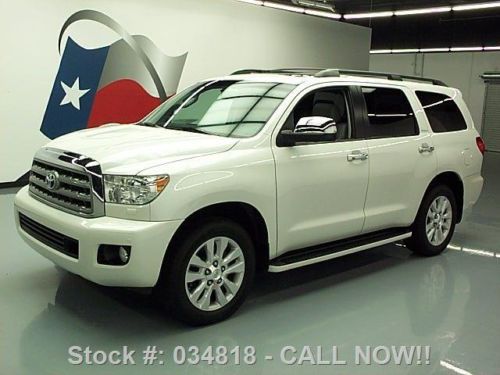 2011 toyota sequoia platinum sunroof nav dvd 20&#039;s 65k texas direct auto