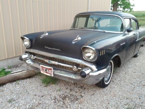 1957 chevrolet 150 sedan - survivor car (all original)