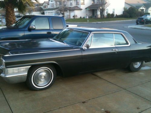 1965 cadillac deville base hardtop 2-door 7.0l black custom artwork