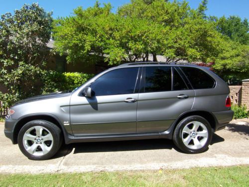 Beautiful 2004 bmw x5, grey/black