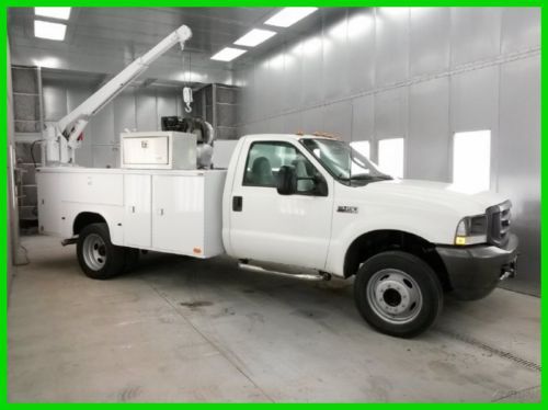 2003 ford f450 2wd f450 diesel 3,200lb autocrane mechanics truck used