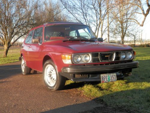 1978 saab 99 turbo hatchback 2-door 2.0l