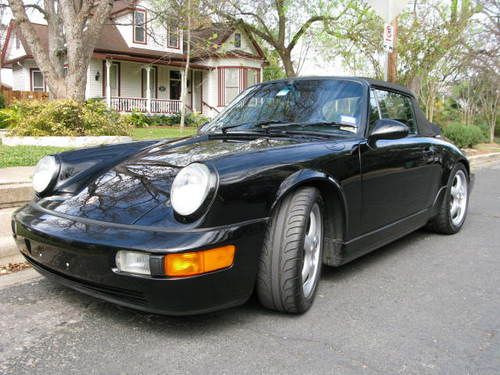 Black 1993 cabriolet, excellent condition, low miles, perf. suspension upgrade