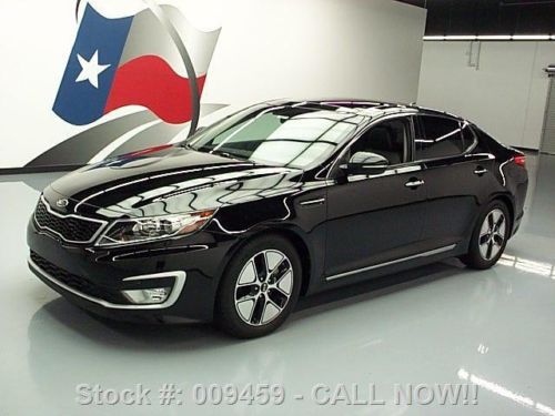 2012 kia optima hybrid dual sunroof nav htd leather 42k texas direct auto